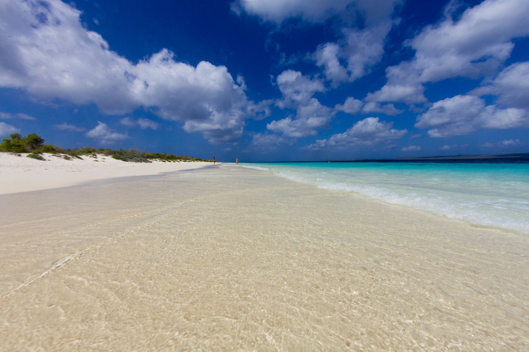 The white sand beach of Klein Bonaire