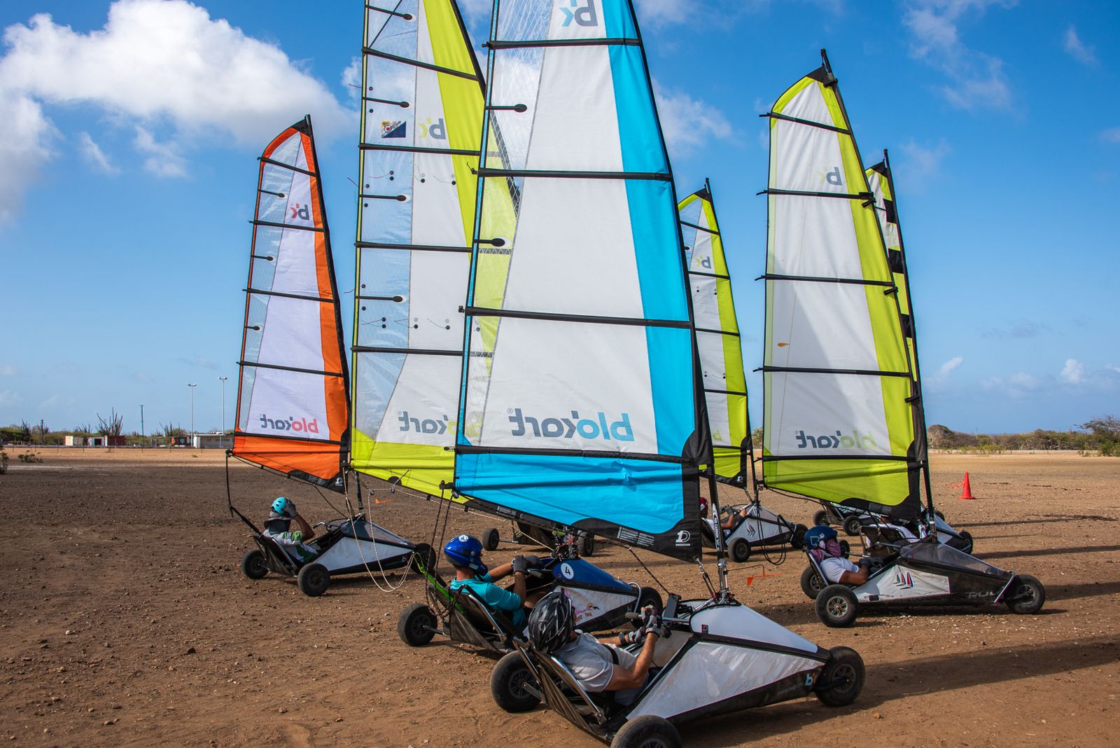 Blokarts racing at Tras di Montana
